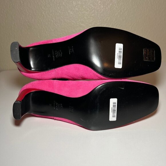 NIB Escada Women's Ankle Booties Pink Size 8.5 - Picture 7 of 8